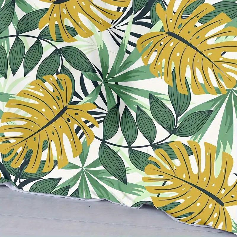 3D Leaf Pattern All-Season Comfort, Machine Washable
